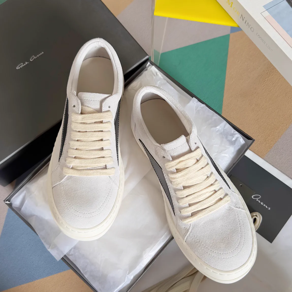 Rick Owens LUXOR Vintage Casual Sneakers image 1