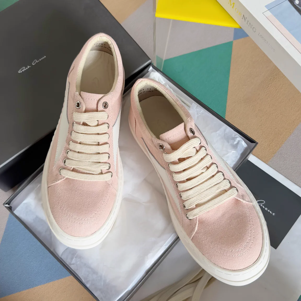 Rick Owens LUXOR Vintage Casual Sneakers image 1