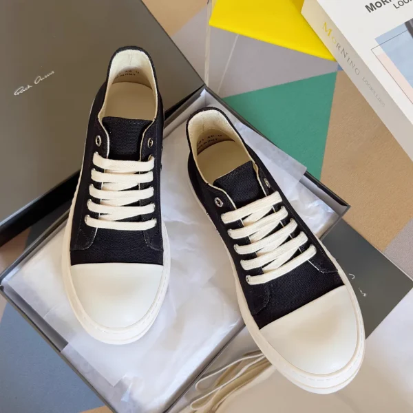 Rick Owens LUXOR Low-Top Casual Sneakers image 1