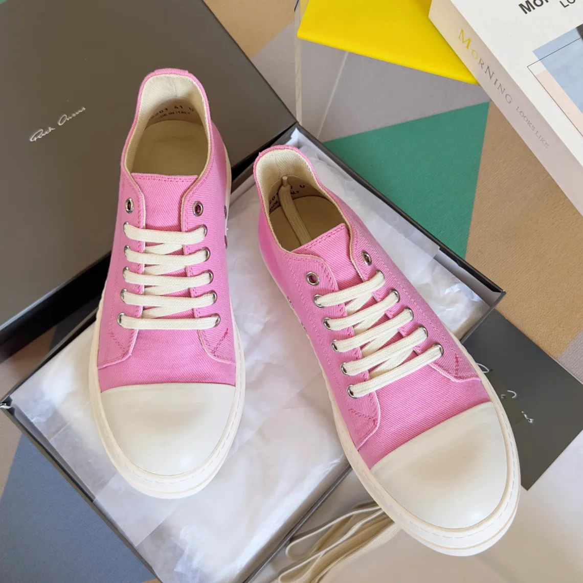 Rick Owens LUXOR Low-Top Lace-Up Casual Shoes image 1