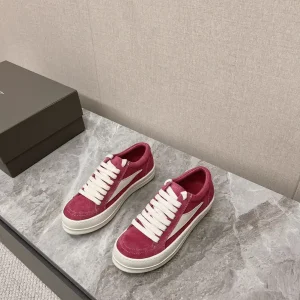 Rick Owens Suede Low-Top Casual Sneakers image 1