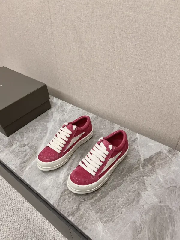 Rick Owens Suede Low-Top Casual Sneakers image 1