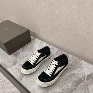 Rick Owens Suede Low-Top Casual Sneakers image 1