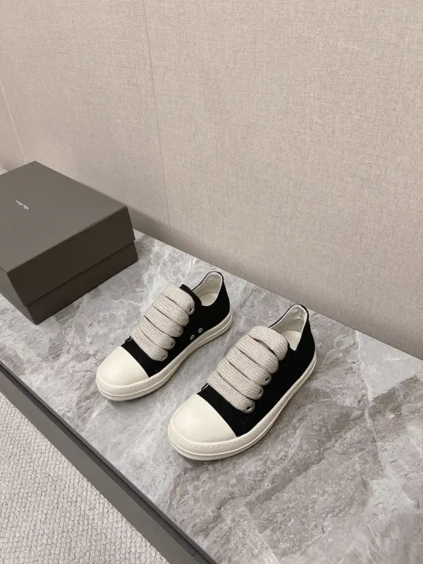 Rick Owens Main Line Watermelon Head Denim Sneakers image 1