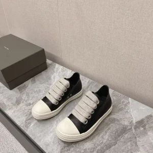 Rick Owens Main Line Watermelon Head Leather Sneakers image 1