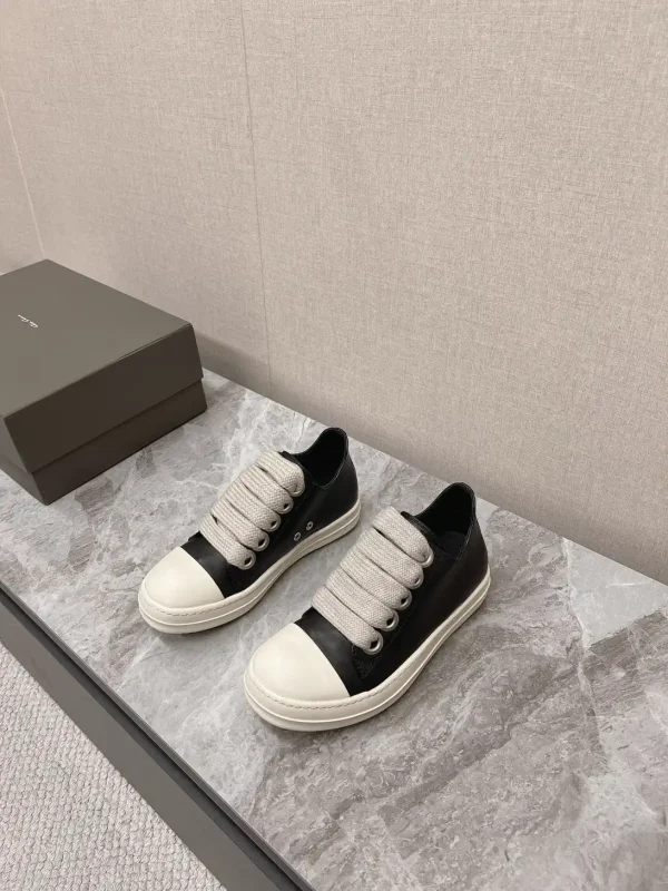 Rick Owens Main Line Watermelon Head Leather Sneakers image 1