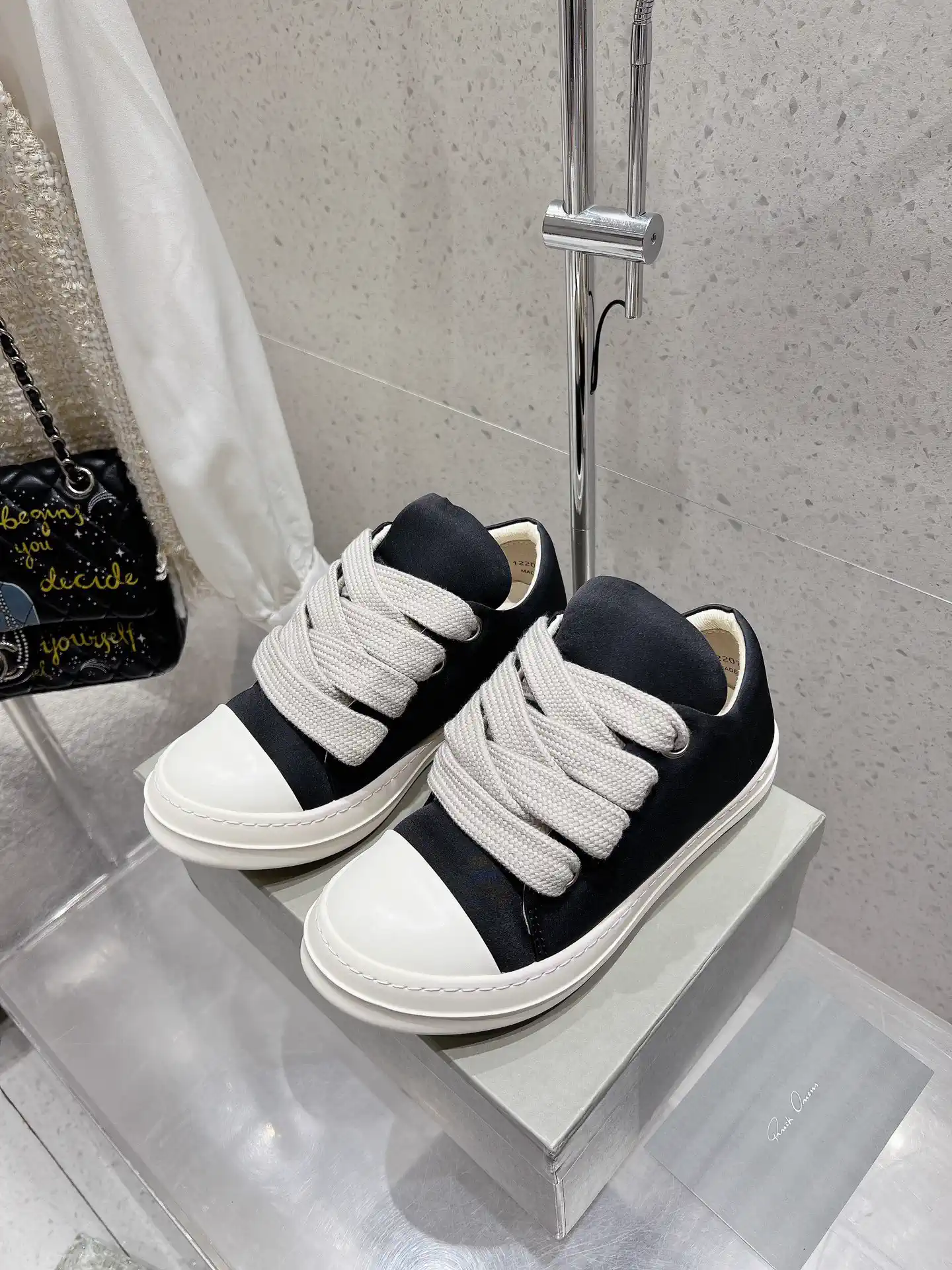 Rick Owens Lace-up Puffer Sneakers image 1