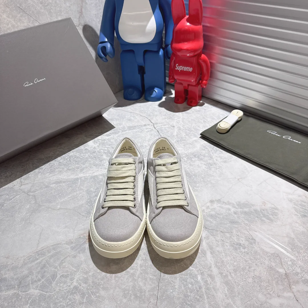 Rick Owens New Low-Top Casual Sneakers image 1