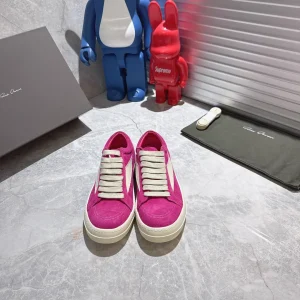 Rick Owens Suede Low-Top Sneakers image 1