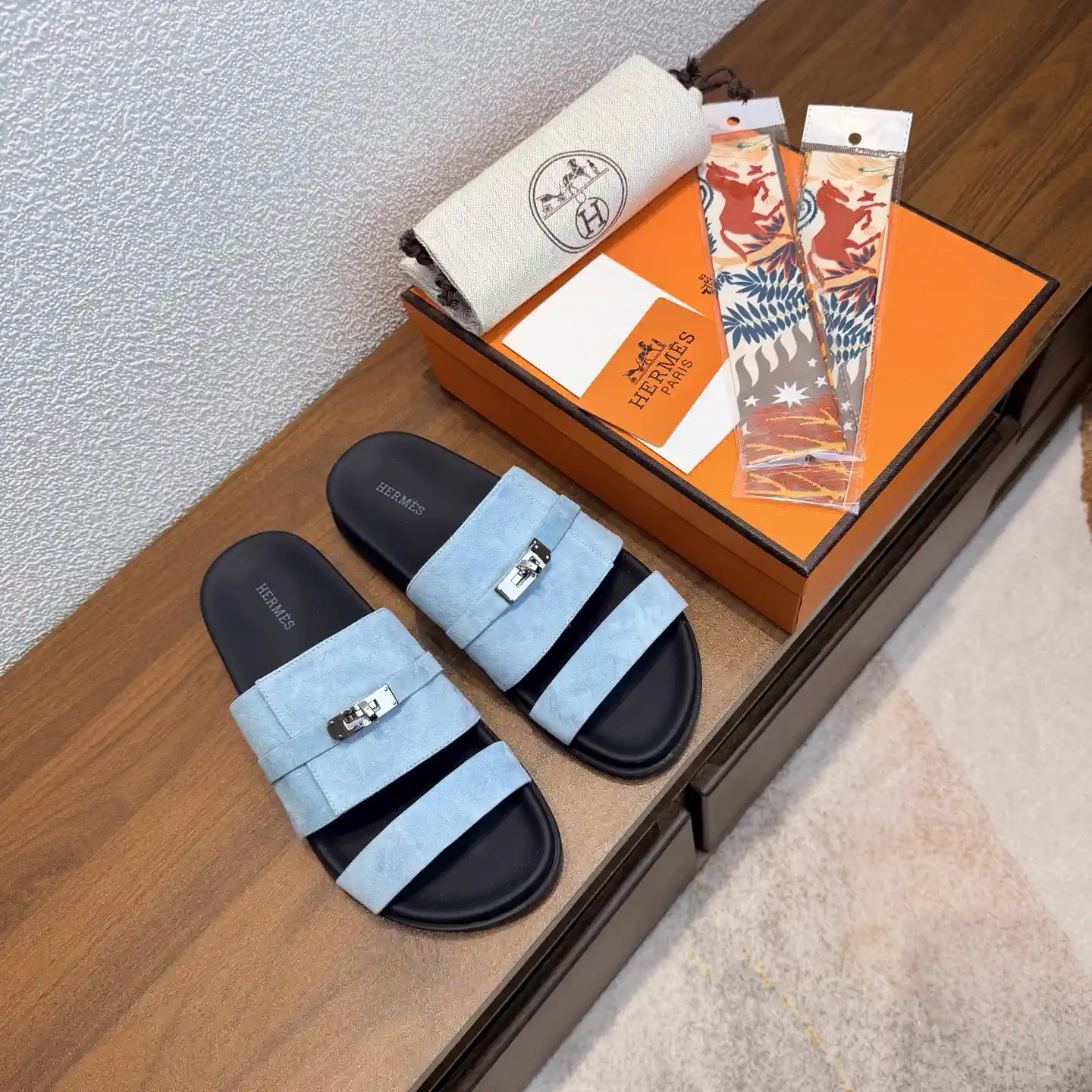 HERMES Kazimir Kelly Buckle Inspired Casual Sandals image 1