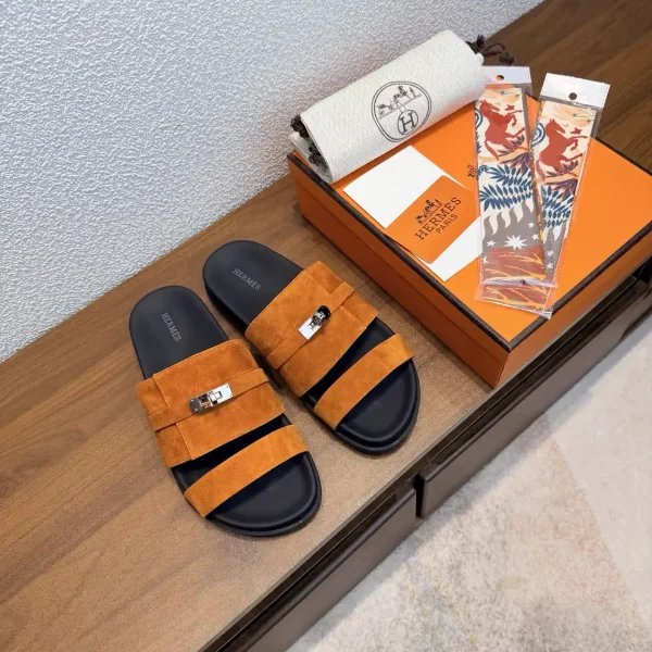 HERMES Kazimir Kelly Buckle Sandals image 1
