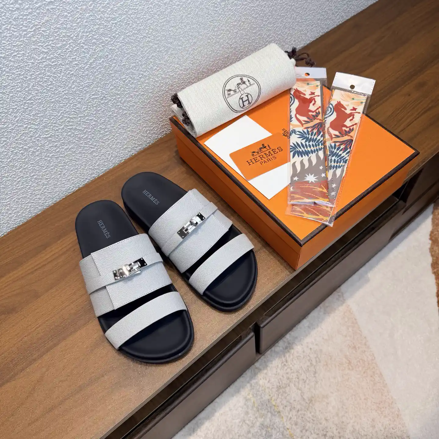 Hermes Kazimir Sandals Classic Colorway image 1