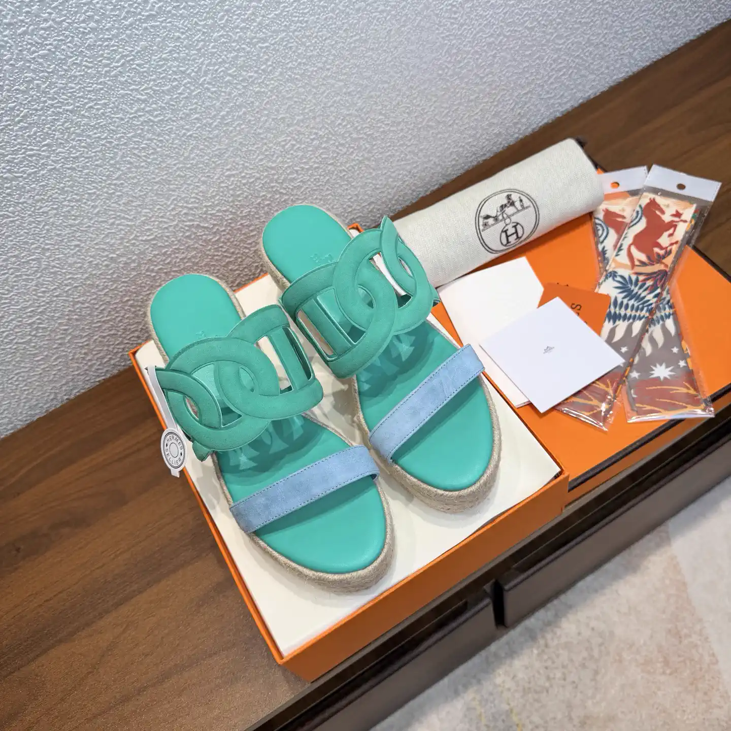 HERMES Pig Nose Slide Sandals image 1