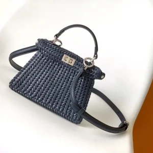 FENDI Woven Mini Top Handle Bag image 1