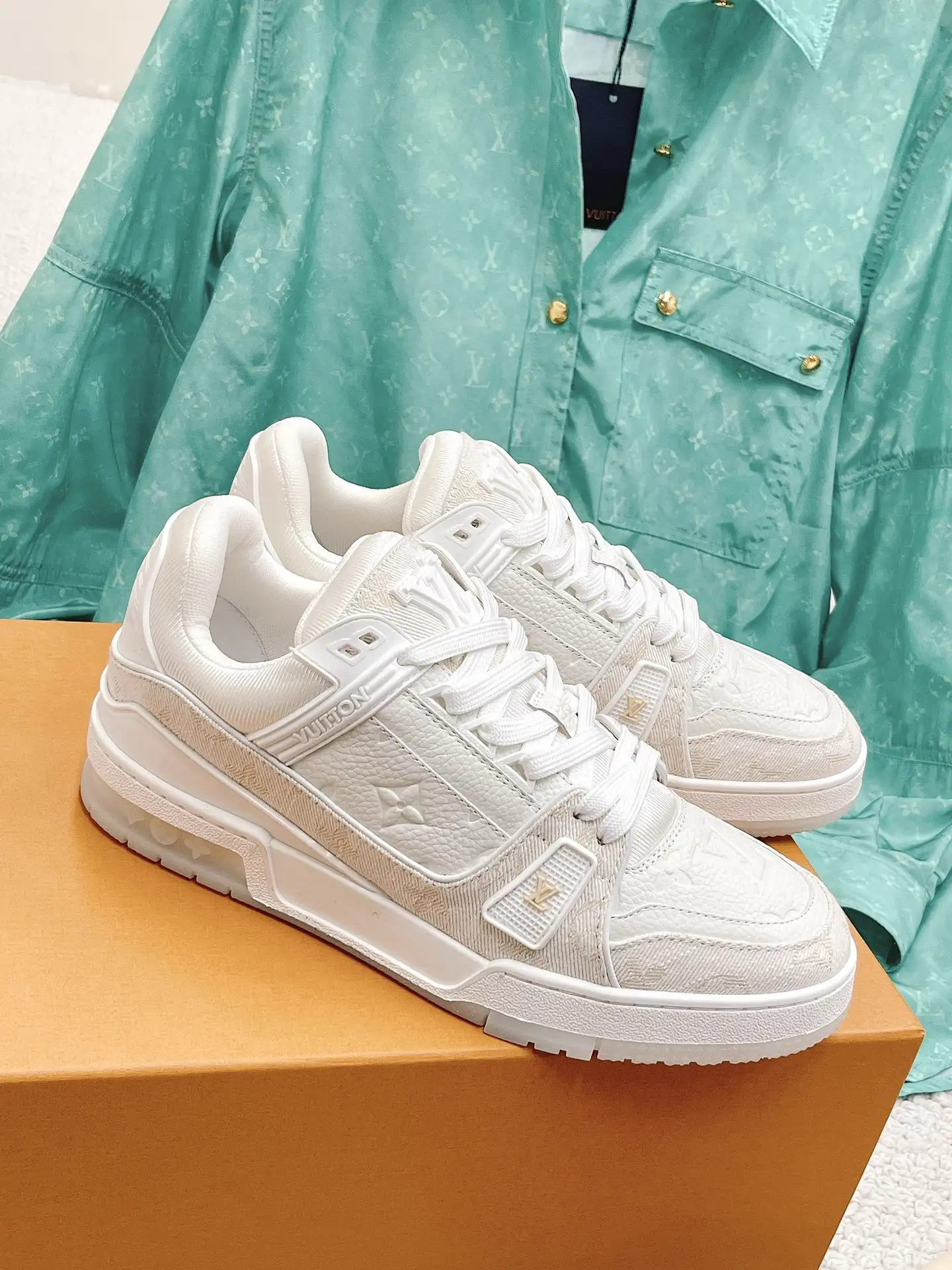 LV Trainer PVC Sneakers image 1