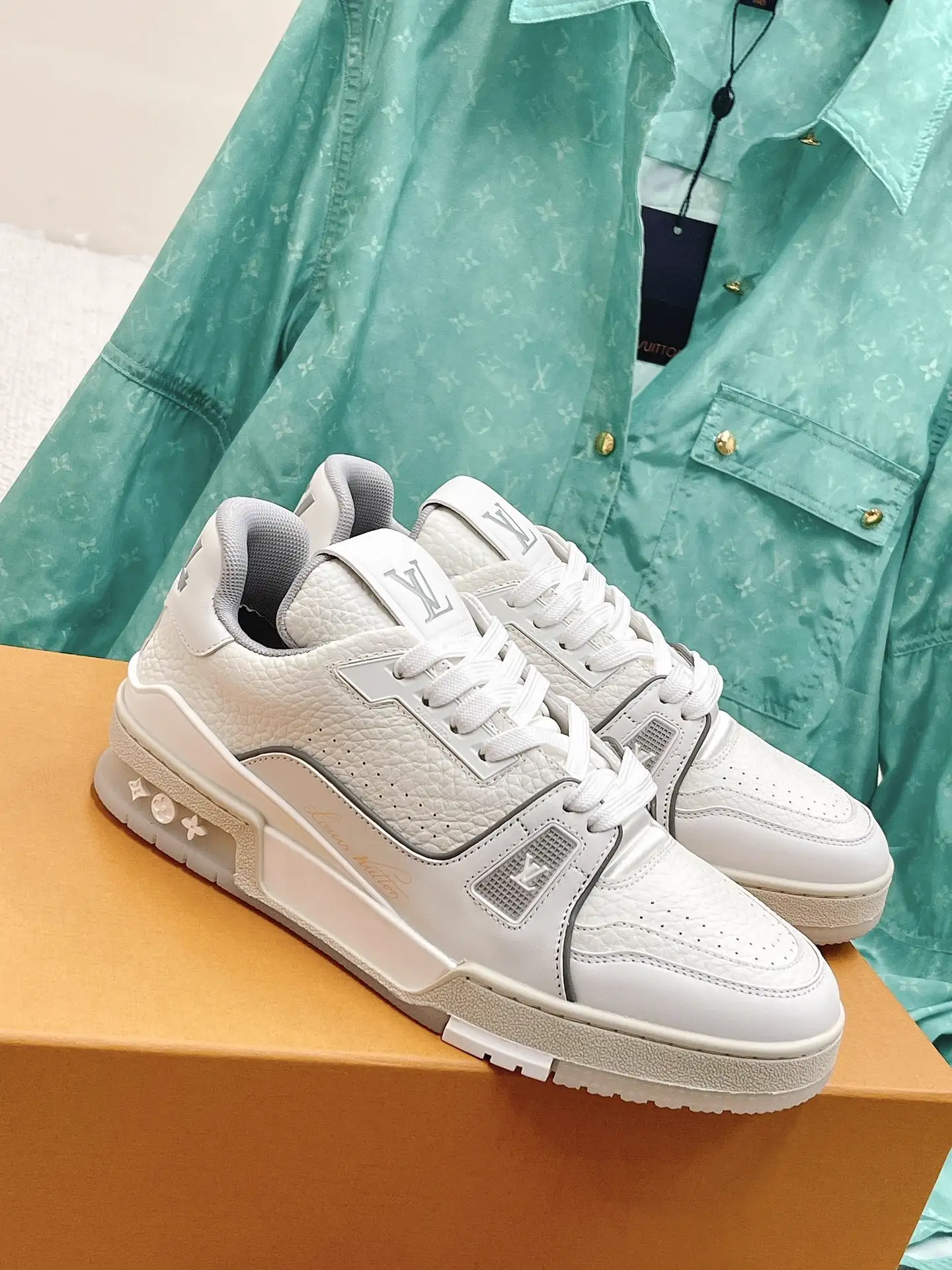 Classic LV Trainer PVC Sneakers image 1