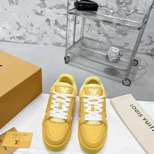 LV Trainer Yellow Calfskin image 1