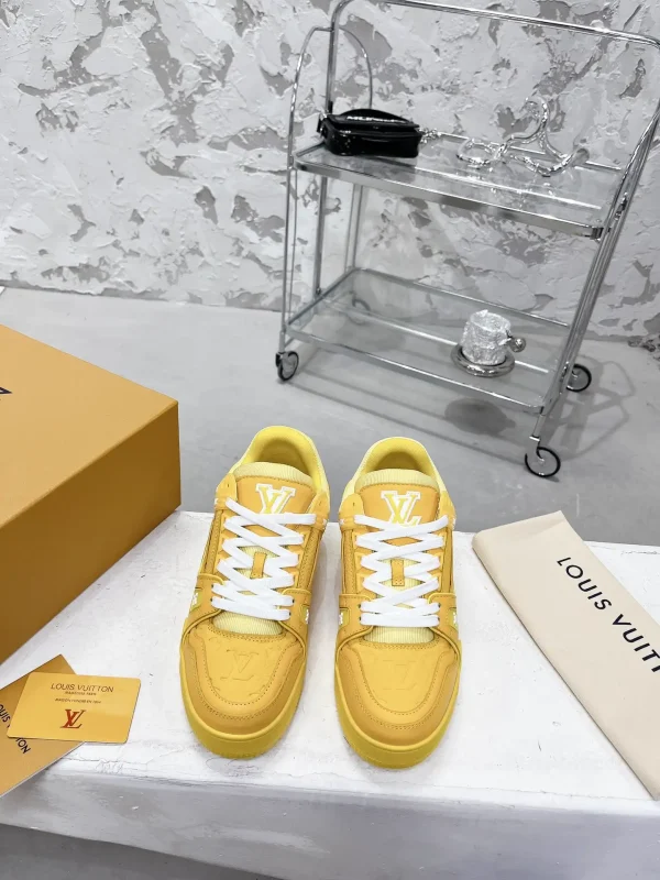 LV Trainer Yellow Calfskin image 1