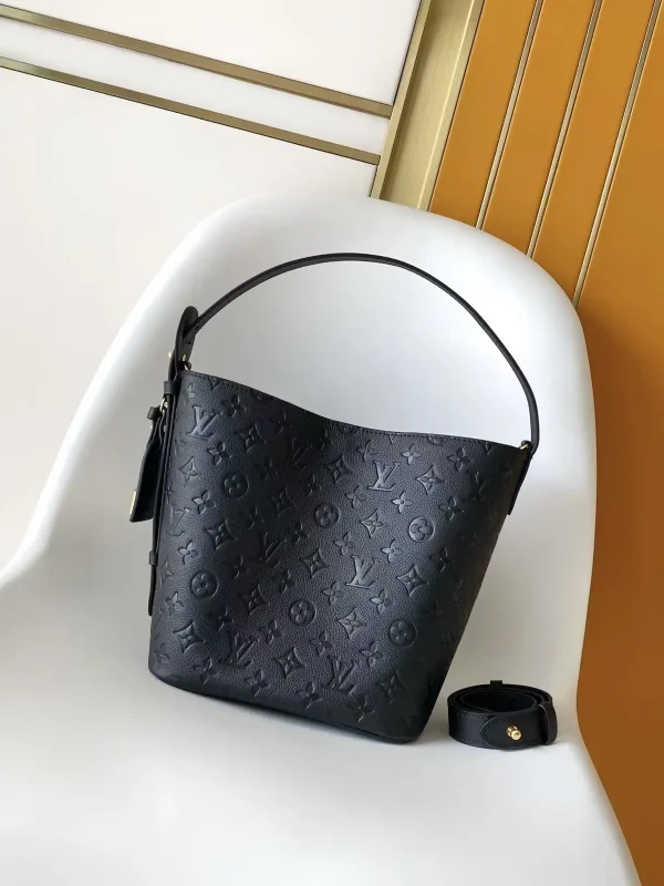 Louis Vuitton Monogram Black Bucket Bag image 1