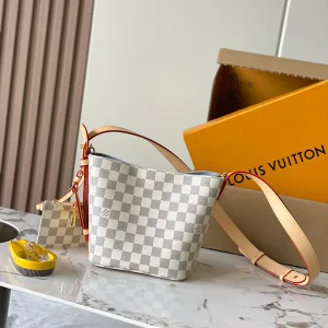 Louis Vuitton Damier Azur Bucket Bag with Pouch image 1