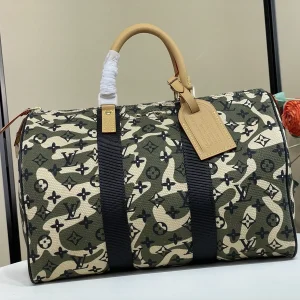 Louis Vuitton Camouflage Monogram Keepall Bandoulière 35 Duffle Bag image 1