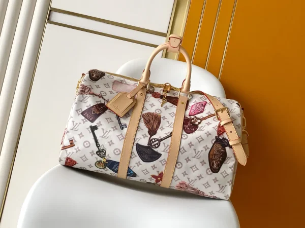 Louis Vuitton Monogram Dune Keepall Bandoulière 45 Duffle Bag image 1