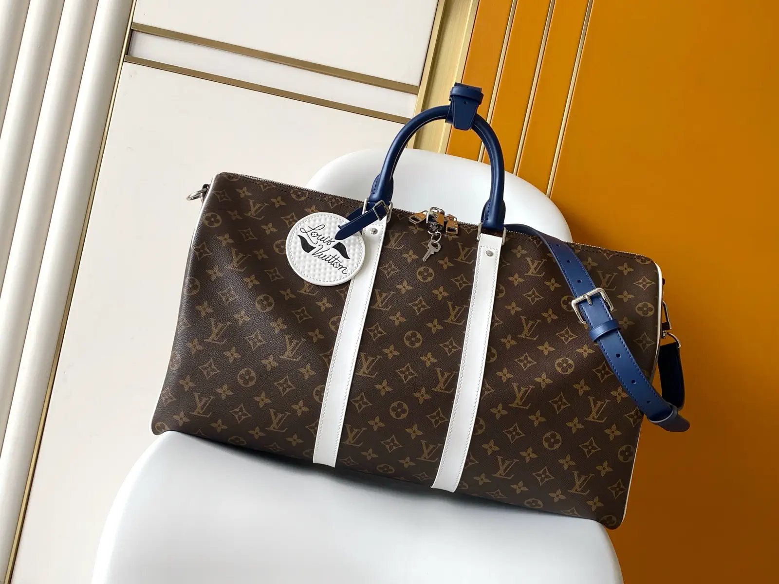 Louis Vuitton Keepall Bandoulière 50 Monogram Duffle Bag image 1