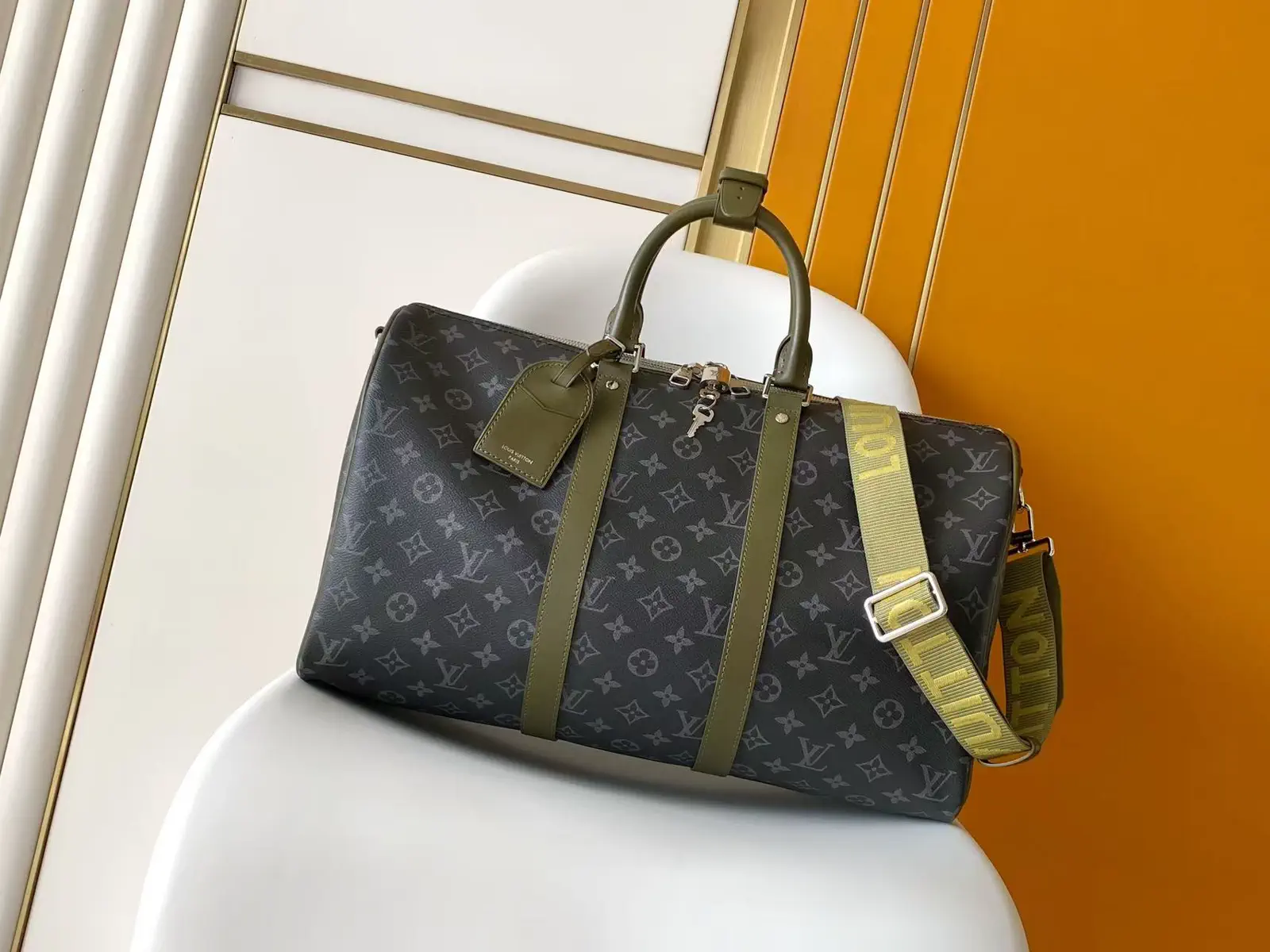 Louis Vuitton Keepall Bandoulière 45 Monogram Duffle Bag image 1