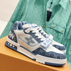 Couples Classic LV Trainer PVC Sneakers image 1