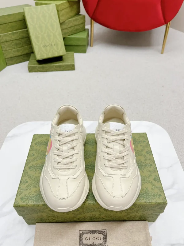 Gucci Chunky Dad Sneakers with Side Colorful Accents image 1