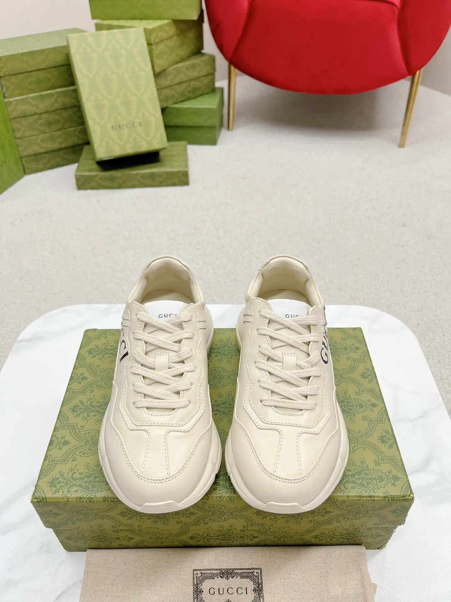 Gucci Unisex Chunky Dad Sneakers image 1
