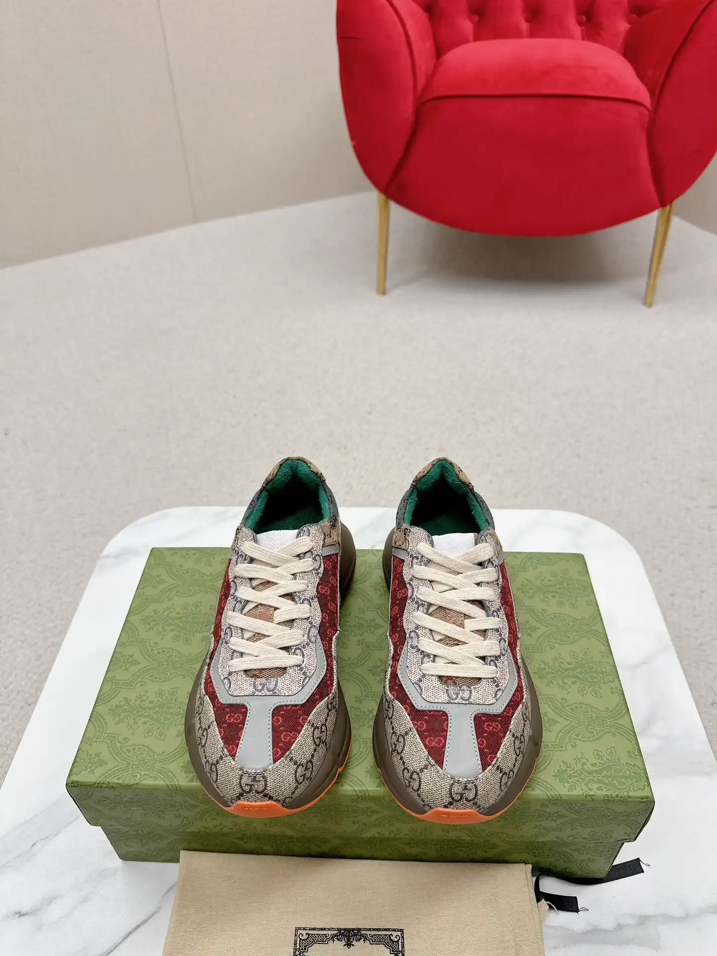 Gucci Unisex Chunky Dad Sneakers image 1