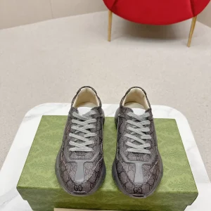 Gucci Unisex GG Pattern Chunky Sneakers image 1