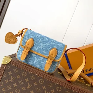Louis Vuitton Monogram Denim Mini Satchel Crossbody Bag image 1
