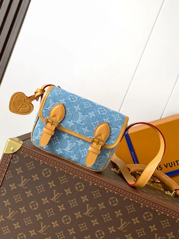 Louis Vuitton Monogram Denim Mini Satchel Crossbody Bag image 1
