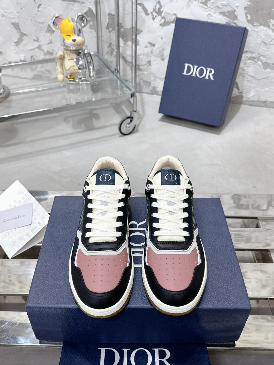 Couple Style Monogram Stone Texture Casual Shoes image 1