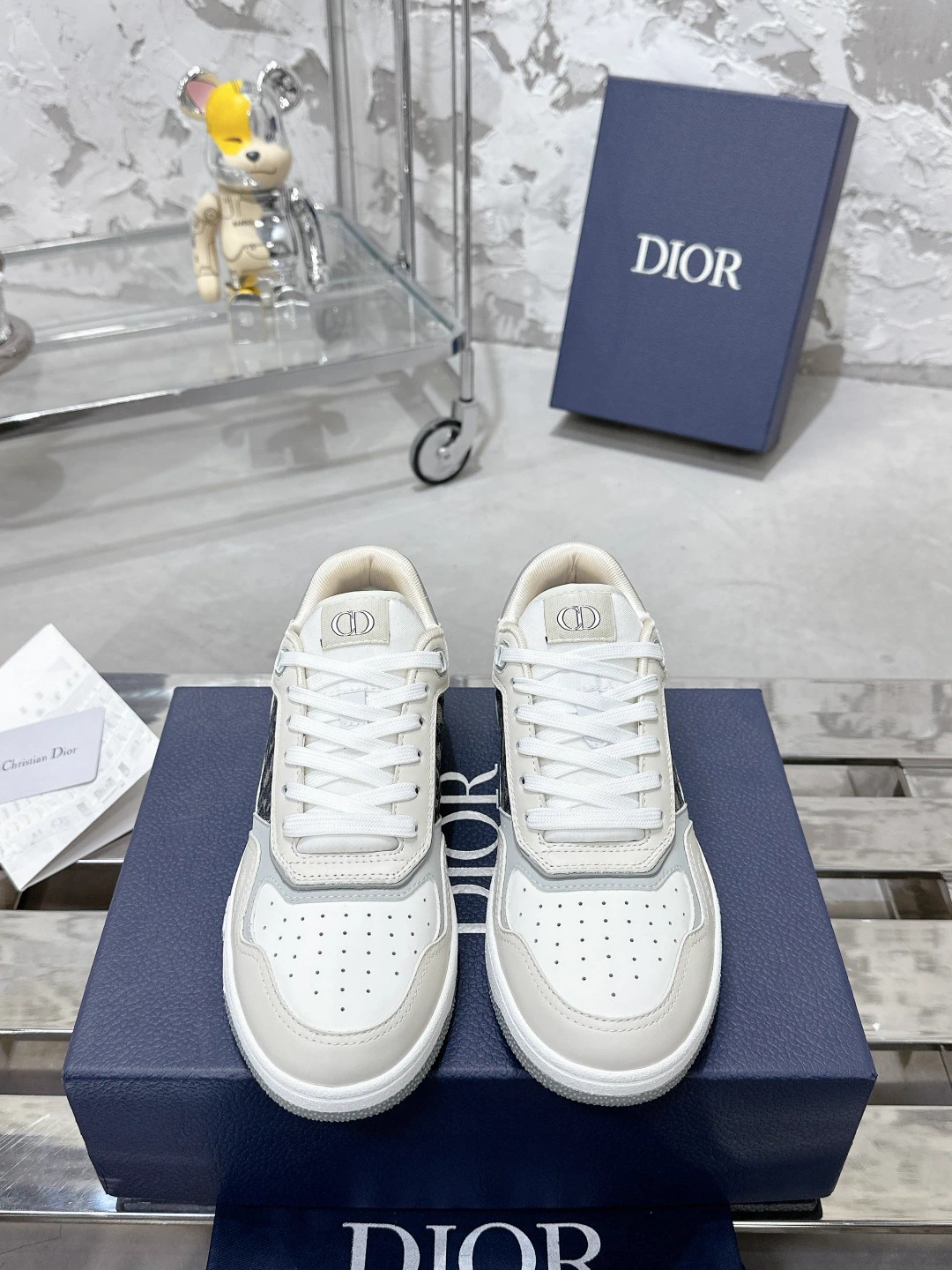 Casual Couple Style Monogram Stone Texture Shoes image 1