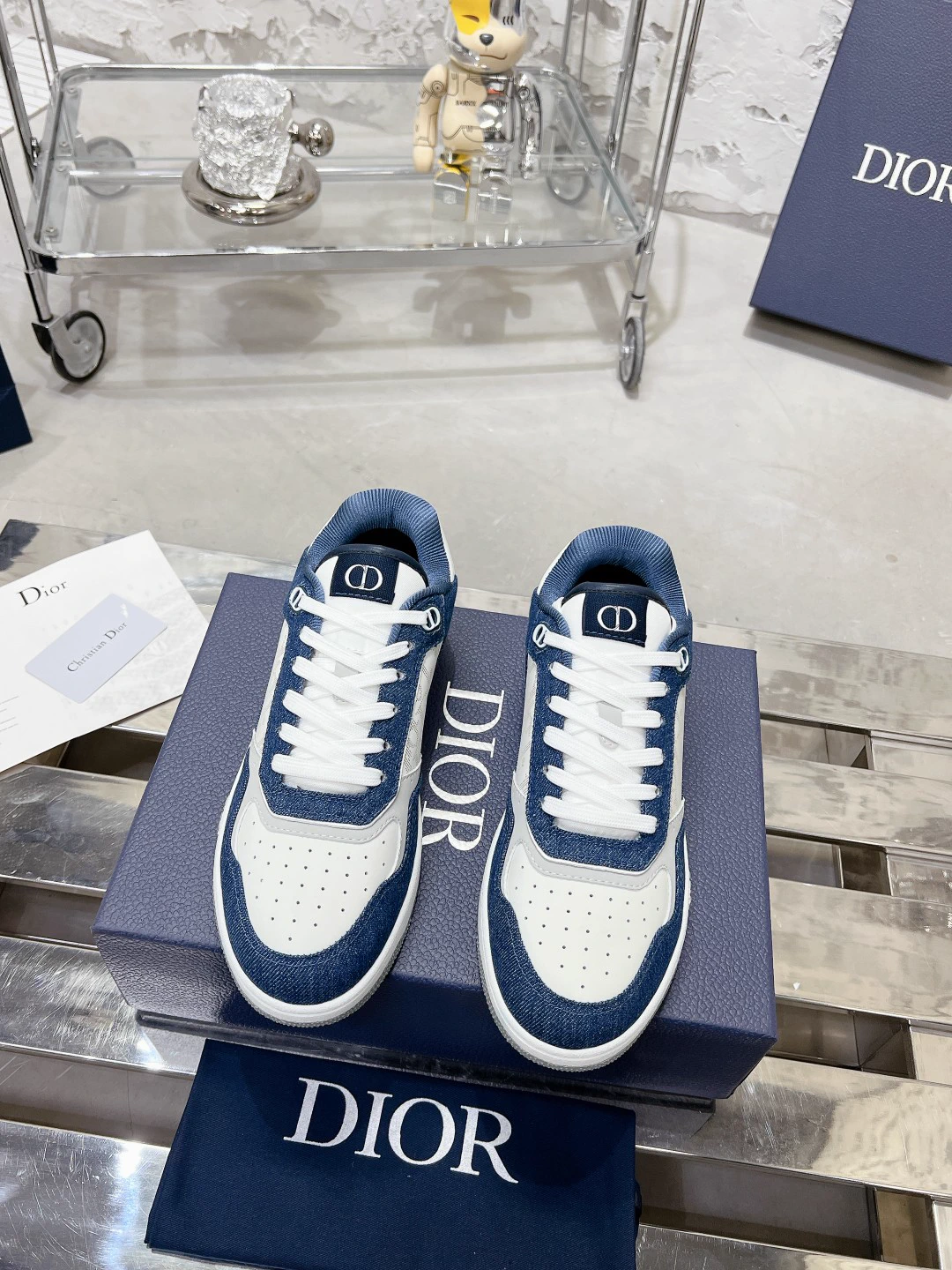 B27 Series Unisex Denim Monogram Casual Shoes image 1