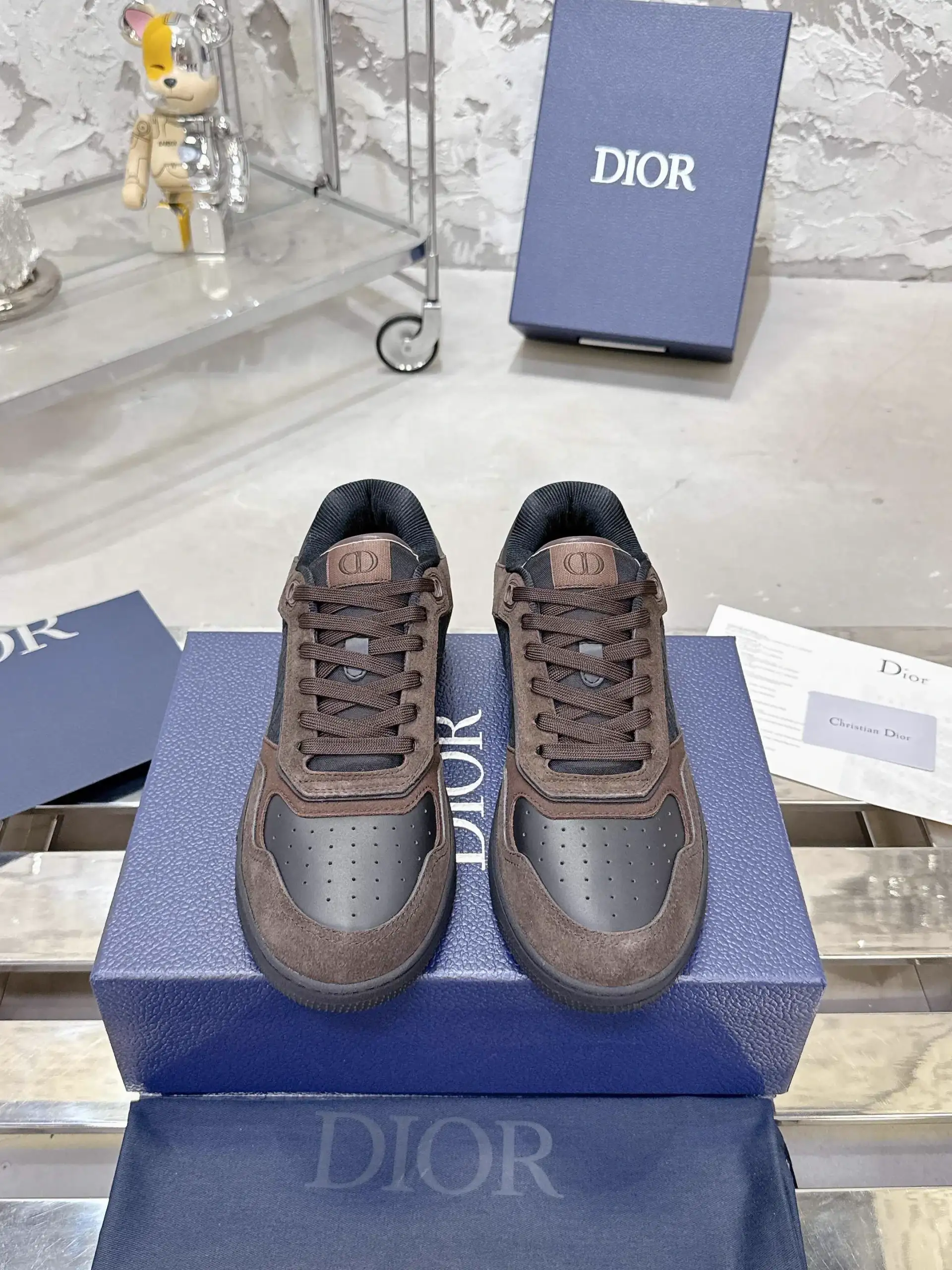 B27 Series Couple Monogram Stone Texture Casual Shoes image 1