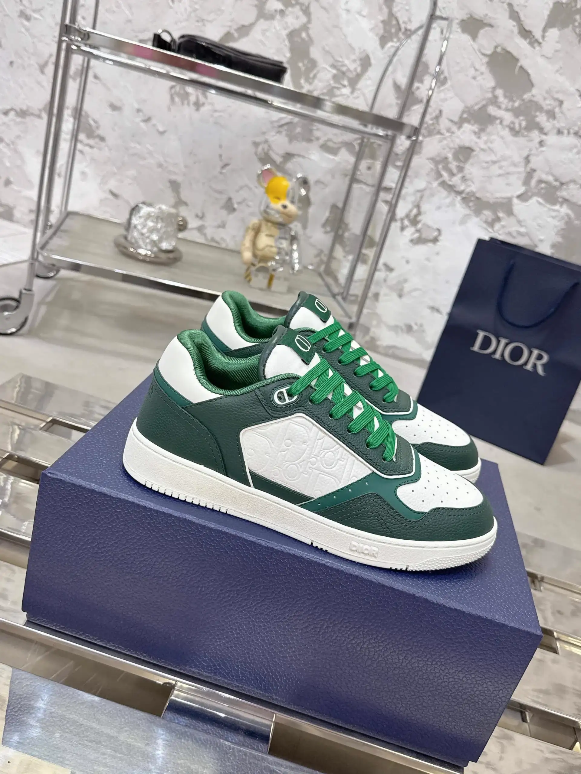 B27 Series Couple Style Monogram Stone Texture Casual Shoes image 1