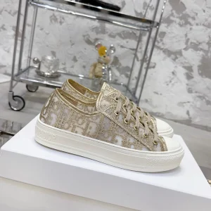 Dior Walkn Series Oblique Embroidered Platform Sneakers image 1