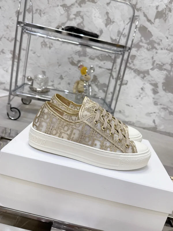 Dior Walkn Series Oblique Embroidered Platform Sneakers image 1