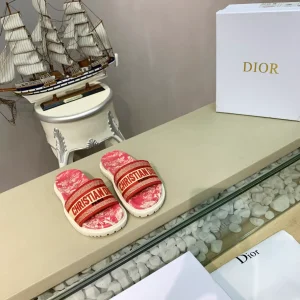 DIOR Early Spring Jacquard Embroidery Platform Shoes image 1