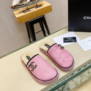 Chanel Horsehair Slippers image 1