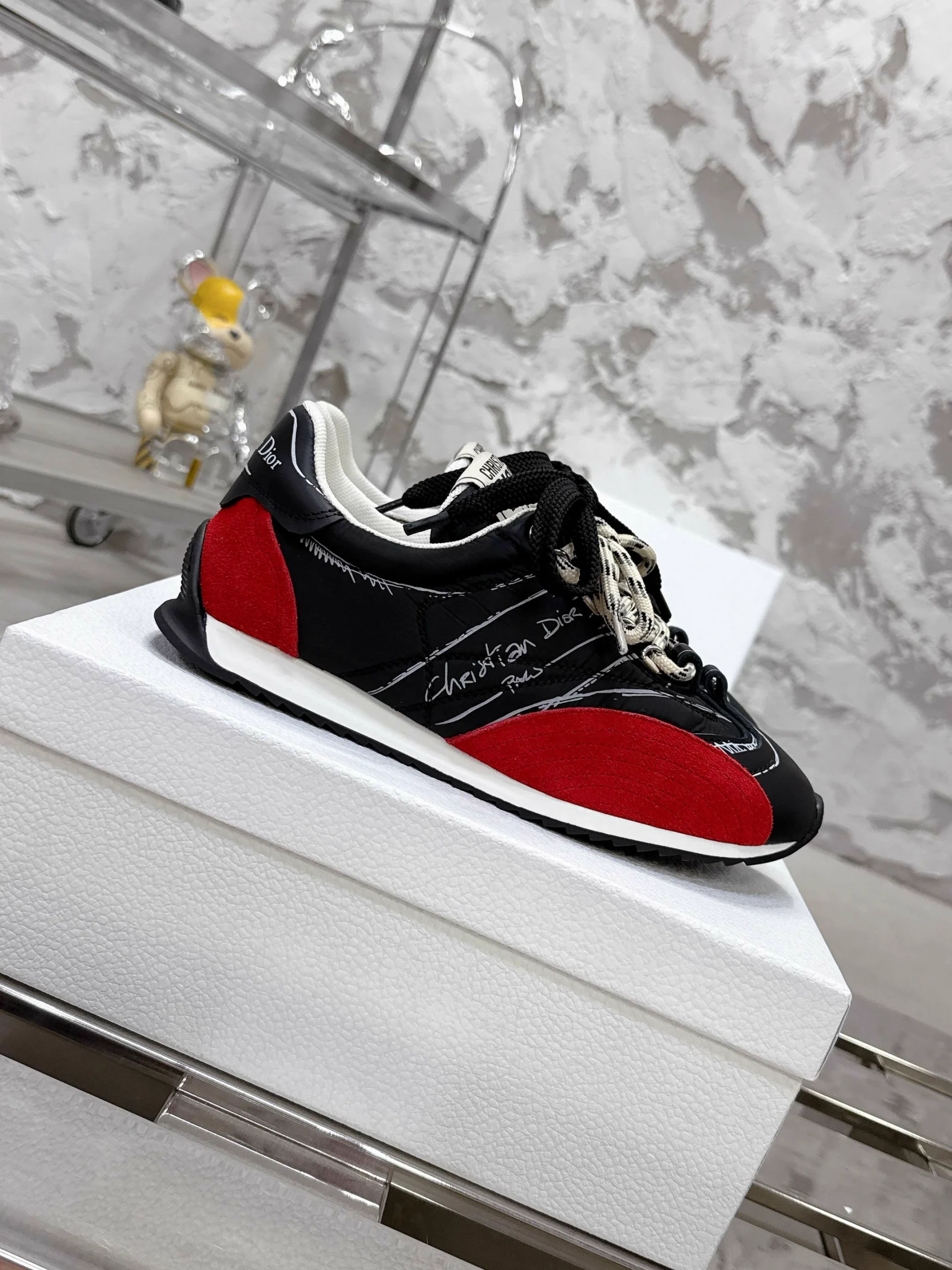 D-Sketch Series Graffiti German Army Trainers Casual Sneakers image 1