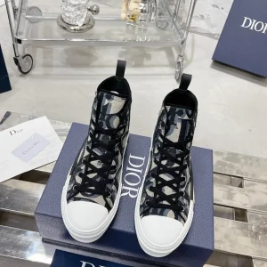 Dior B23 Classic Series High Top and Low Top Casual Sneakers image 1