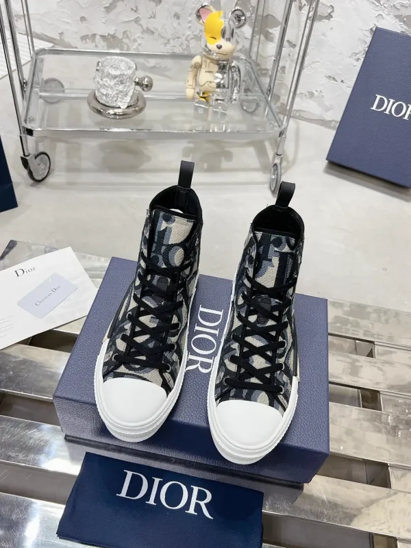 Dior B23 Classic Series High Top and Low Top Casual Sneakers image 1