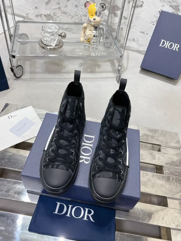 Dior B23 Classic Series High and Low Top Casual Sneakers image 1