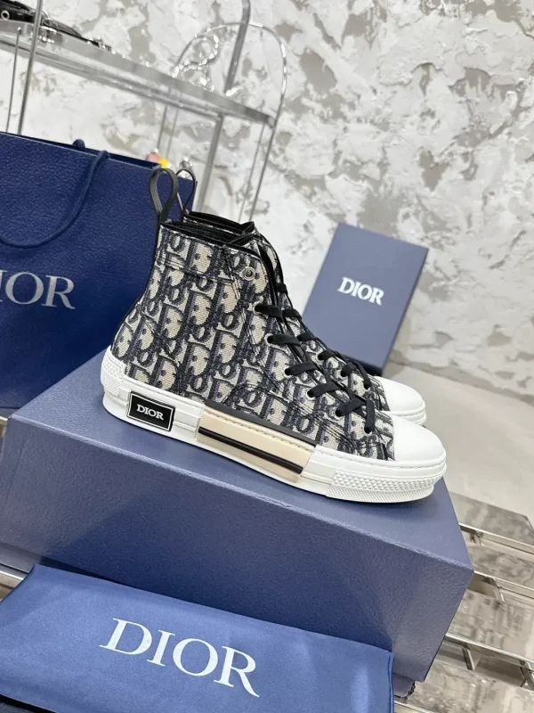 Dior B23 Classic Series High and Low Top Sneakers image 1