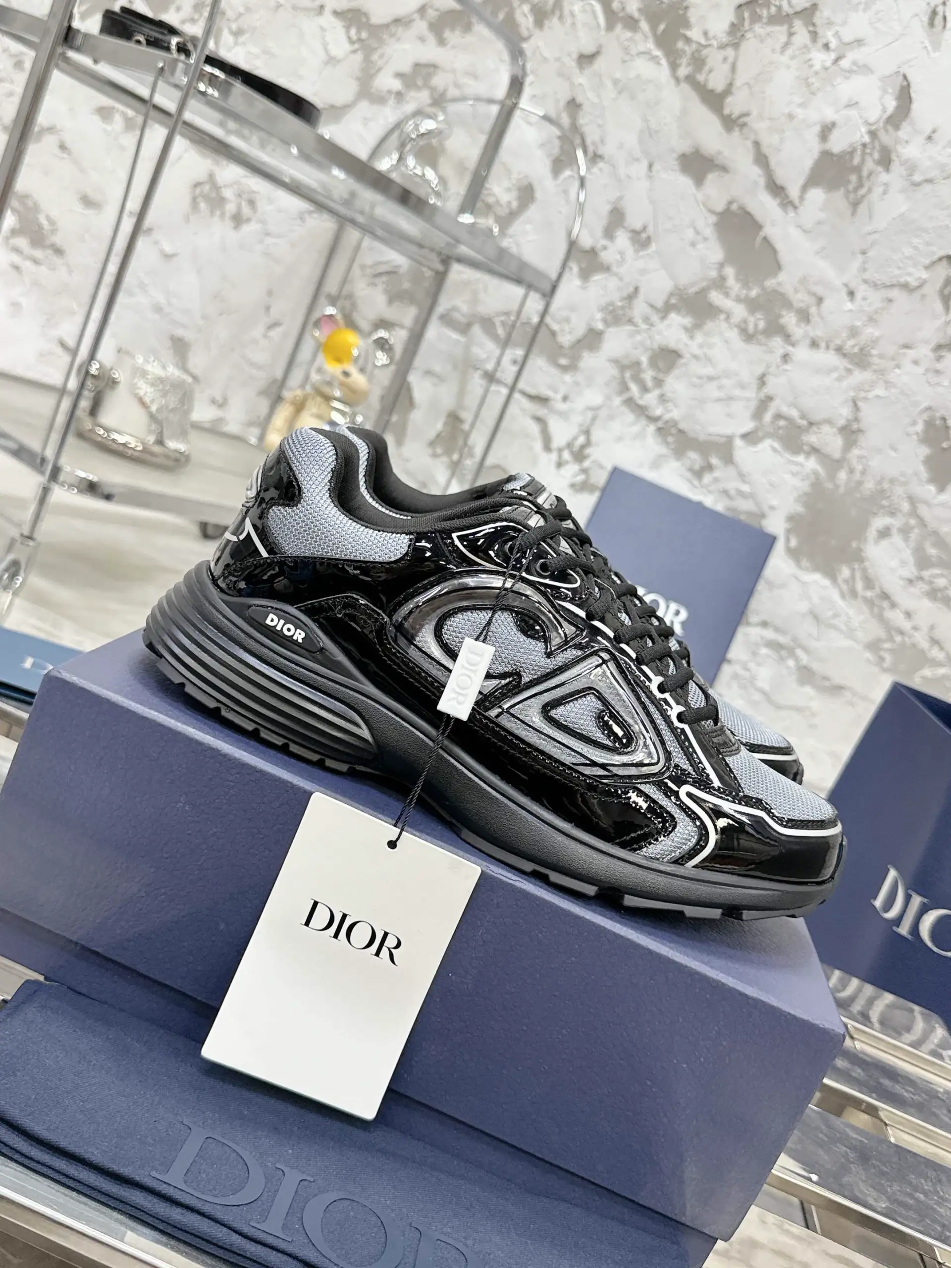 B30 Series Reflective Chunky Sneakers image 1